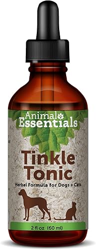 Animal Essentials Tinkle Tonic - Fórmula de hierbas para el tracto urinario saludable en perros y gatos varios tamaños fabricada en los Estados