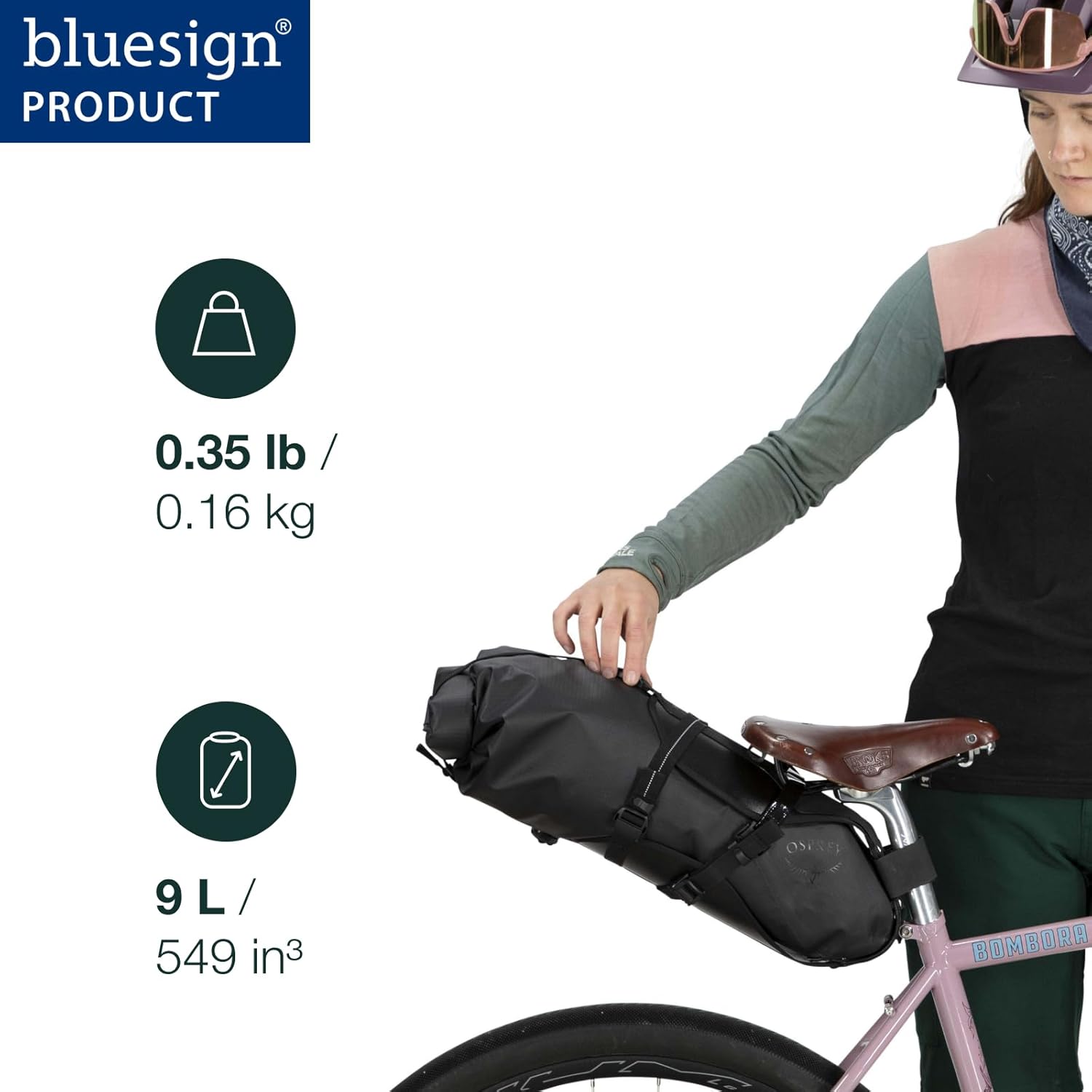 Osprey Escapist On-Bike Saddle Bag, Black, Large