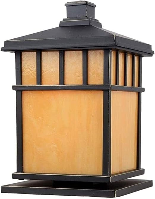 ZGJYSP Outdoor Garden Pillar Lamp voor Grasland Exterieur Pathway Hek Yard Column Lamp Tafellamp (Kleur:H-32cm)