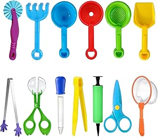 13 Pcs Sensory Bin Filler,Sensory Bin Tools, Fine Motor Skills Handy Scooper Set,Sensory Bin Toys,Fine Motor Skill Development