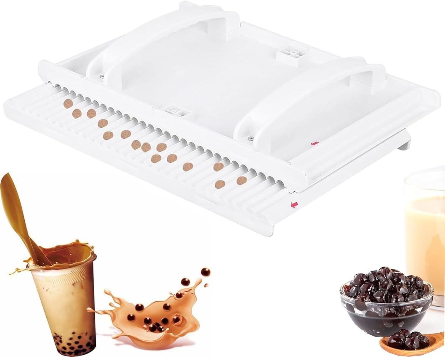 Manual Tapioca Pearl Maker Machine, DIY Pearl Maker Tool, Tapioca Pearls Forming Machine, Manual Pill Taro Ball Cassava