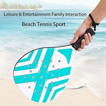 1set Padel Racket Tennis Racquet Lightweight Paddle Racket with 2 Tennis Balls and Carry Case for Adults and Teenagers