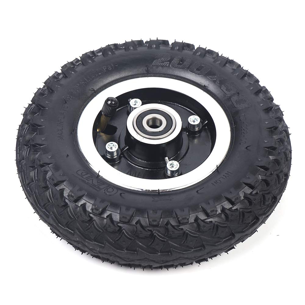 8 Zoll LKW Räder Combo, Offroad Elektro LKW Räder Mountain Longboard Riemenscheibe mit Hardware für die Installation Gesamtlänge 420 mm