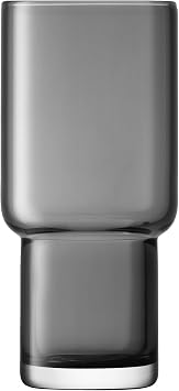 LSA International Utility Highball 390ml Slate | Set of 2 | Mouthblown & Handmade Glass | UT71