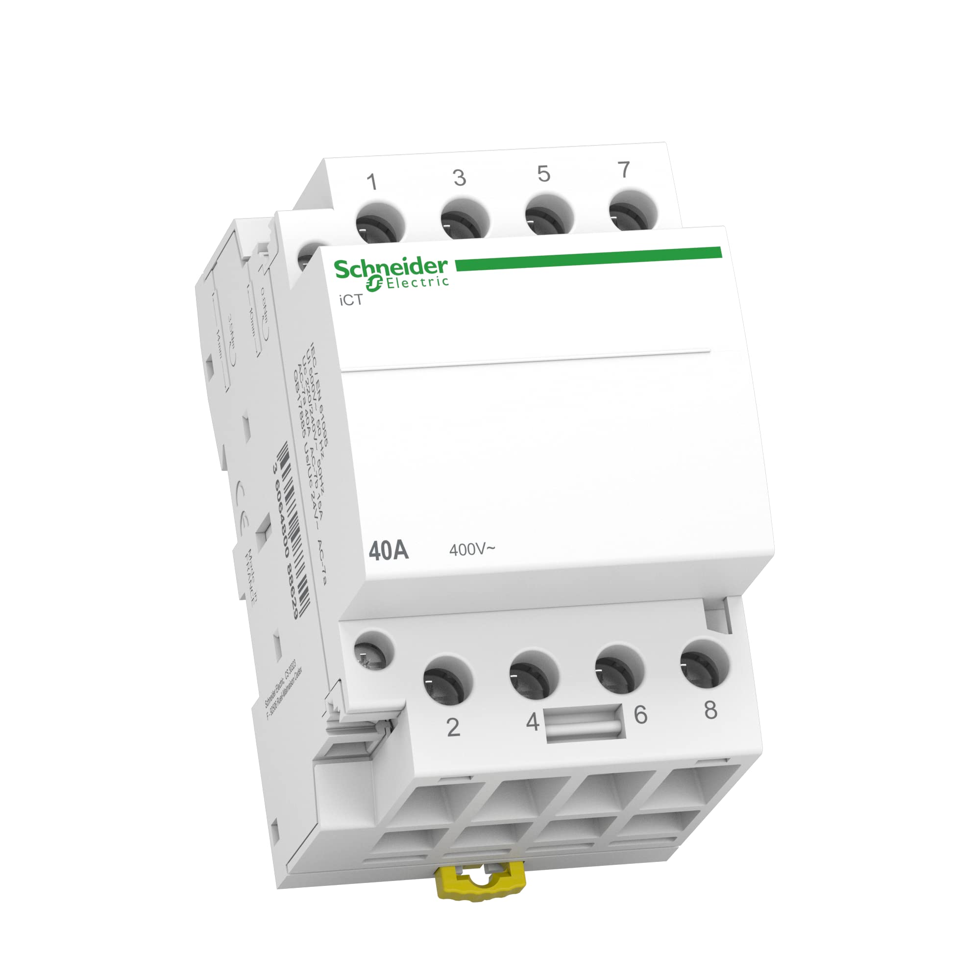 Schneider Electric A9C20844 Contactor Modular Ict, 4P, 4 No, 40 A, 220-240 V Ca