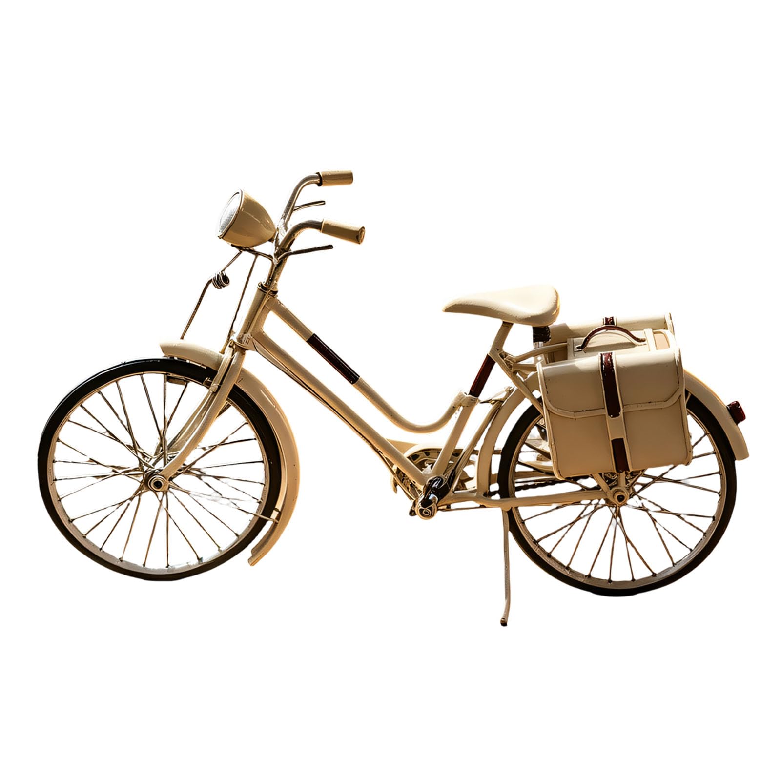 Generisch Eisen Fahrrad Display Ornament mit Rahmenkorbdetails für den