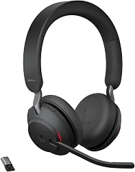 Jabra Evolve2 65 Wireless PC Headset – Noise Cancelling M…