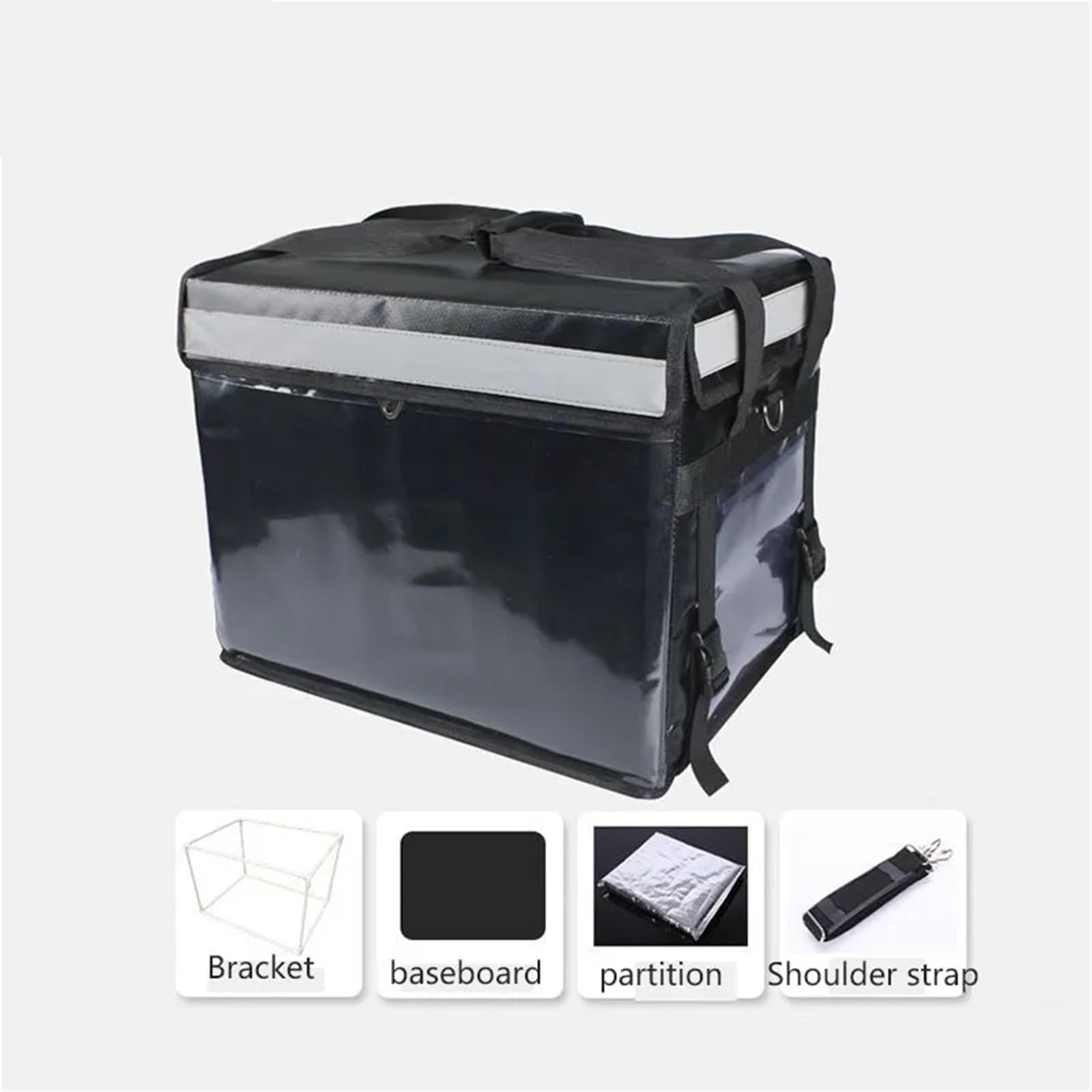 Bolsa Termica Mochila térmica de 62 l, bolsas de reparto, cabina de refrigeración aislada, armario for llevar, contenedor de reparto de alimentos, caja de reparto
