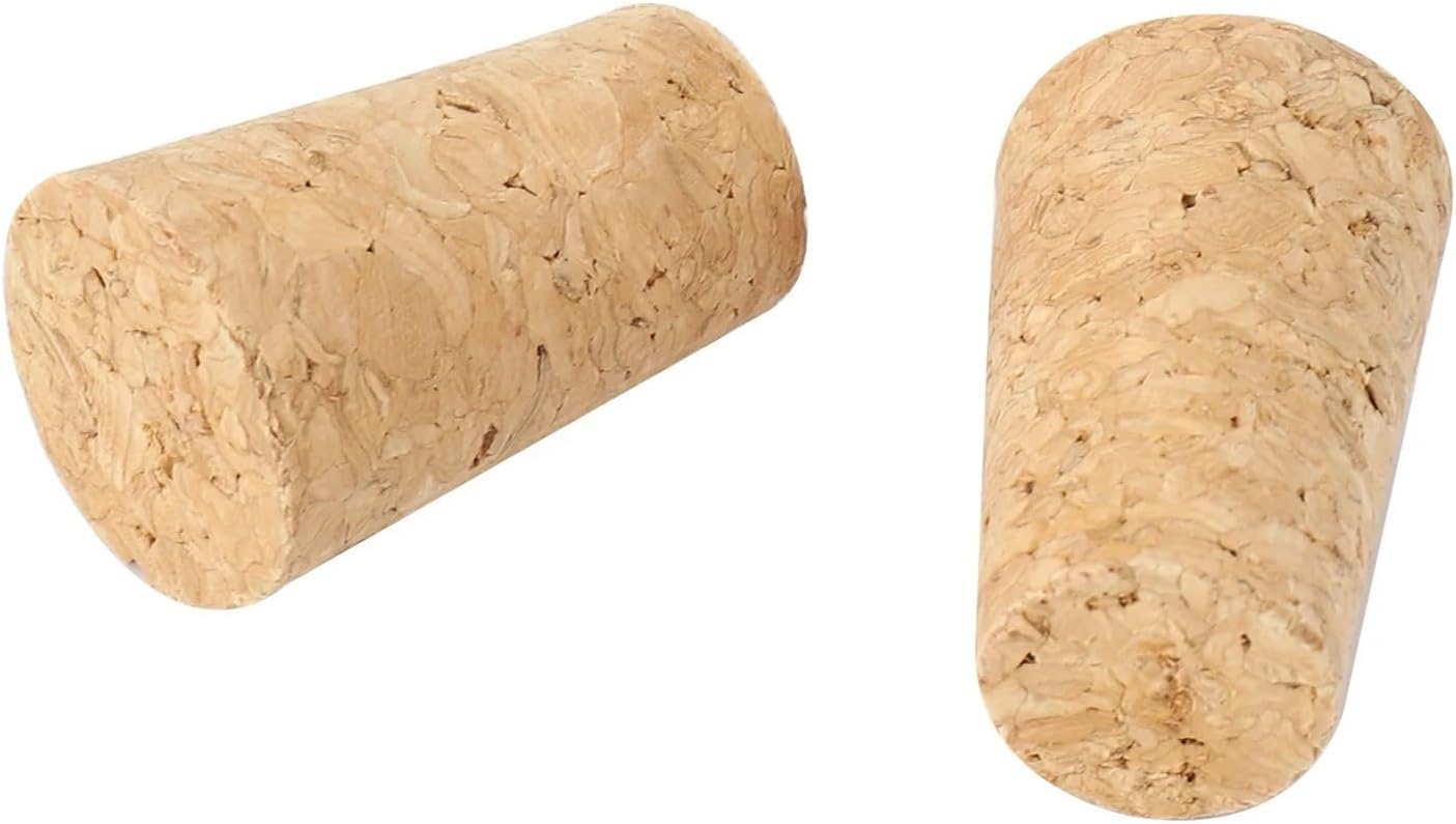Natural Wood Wine Corks 160Pcs Natural Wood Corks Wine Stopper Bottle Cone Type Plug Sealing Cap