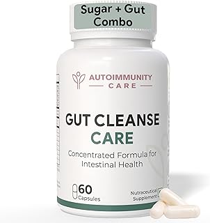 Gut Cleanse | Berberine HCL & Herbal Blend for Gut Health, Sugar Control, Immunity, Liver Detox & Metabolism Support | 60 Capsules