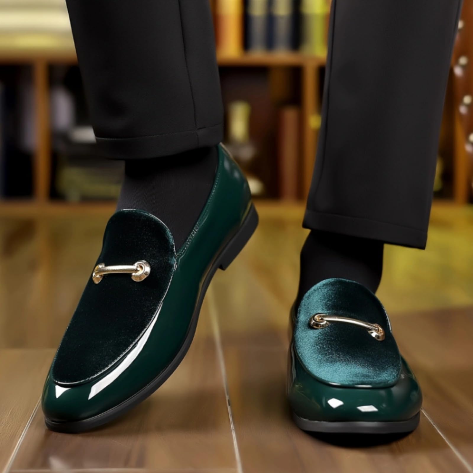 Hixingo Scarpe Stringate Uomo in Pelle | Scarpe Eleganti da Abito comoda Design classico ideale per ufficio, lavoro, matrimoni, cerimonie ed eventi formali