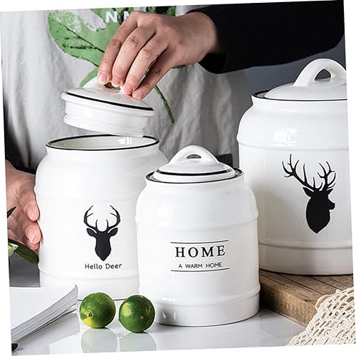 Miniatura 8 de MAGICLULU Tarro de manteca de cerdo sellado de sucriente de café, recipiente hermético de cocina, recipiente de ciervo con tapa hermética de