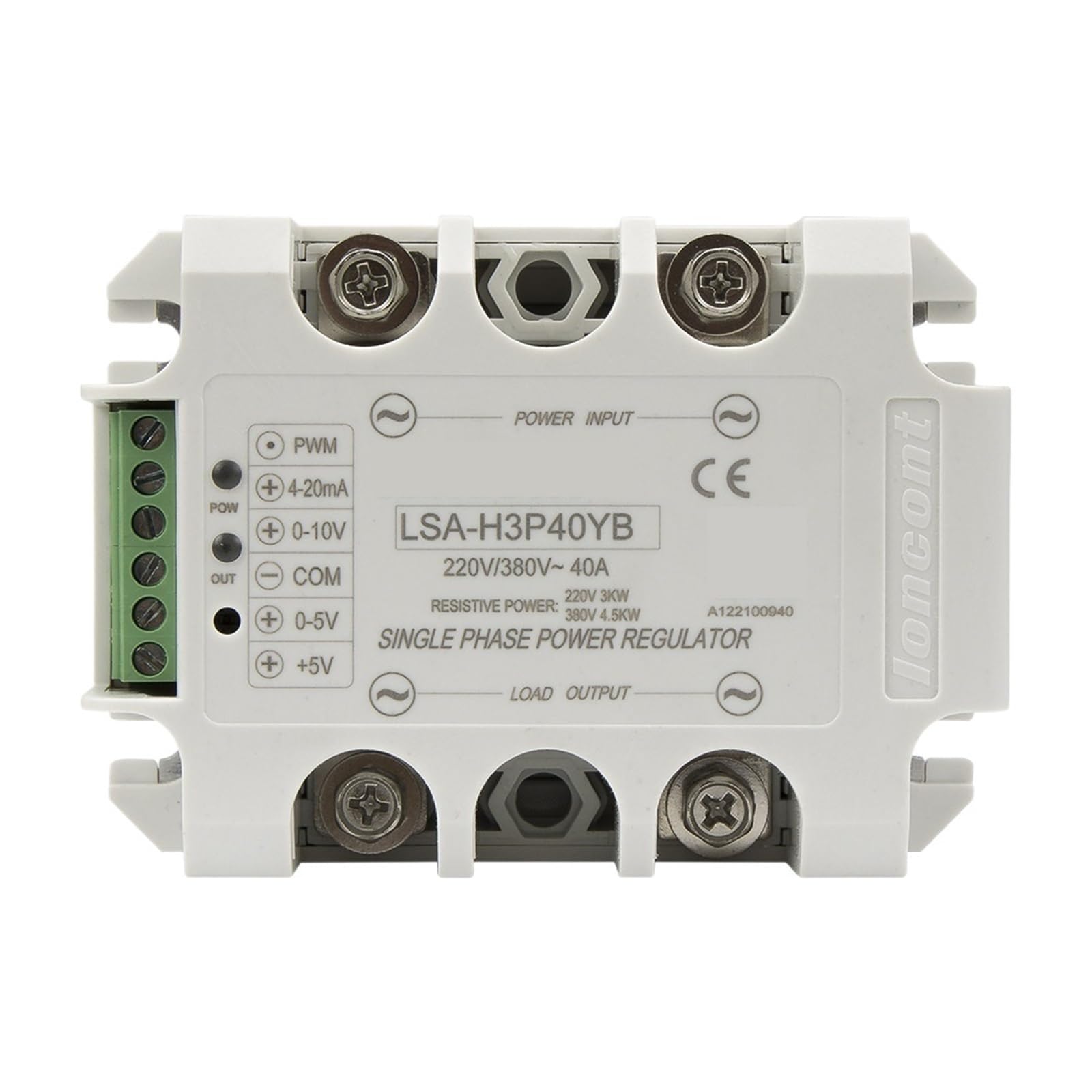 Regulador de Voltaje de Estado sólido/módulo regulador de Potencia monofásico CA 40 A 220 V/380 V LSA-H3P40YB