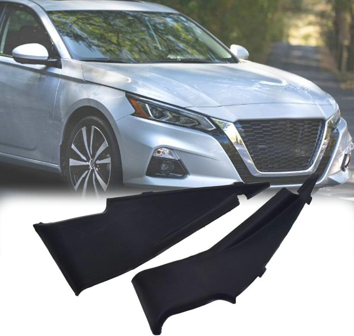 1Pair Front Windshield Wiper Side Cowl Cover Extension Cover Trim 668956CA0A 668946CA0A for Nissan Altima 2019 2020 2021