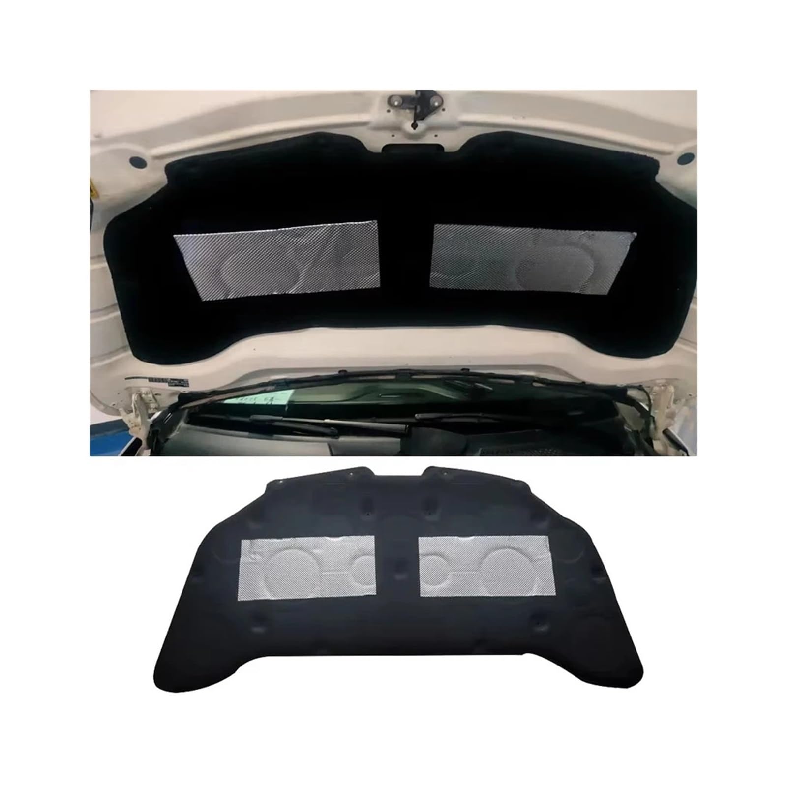 Wuqqxxqcm Style A Front Hood Engine Soundproof Cotton Compatible For Benz Gla X156 2014~2020 200 Cdi Urban Insulation Sound Pad Mat Car Accessories