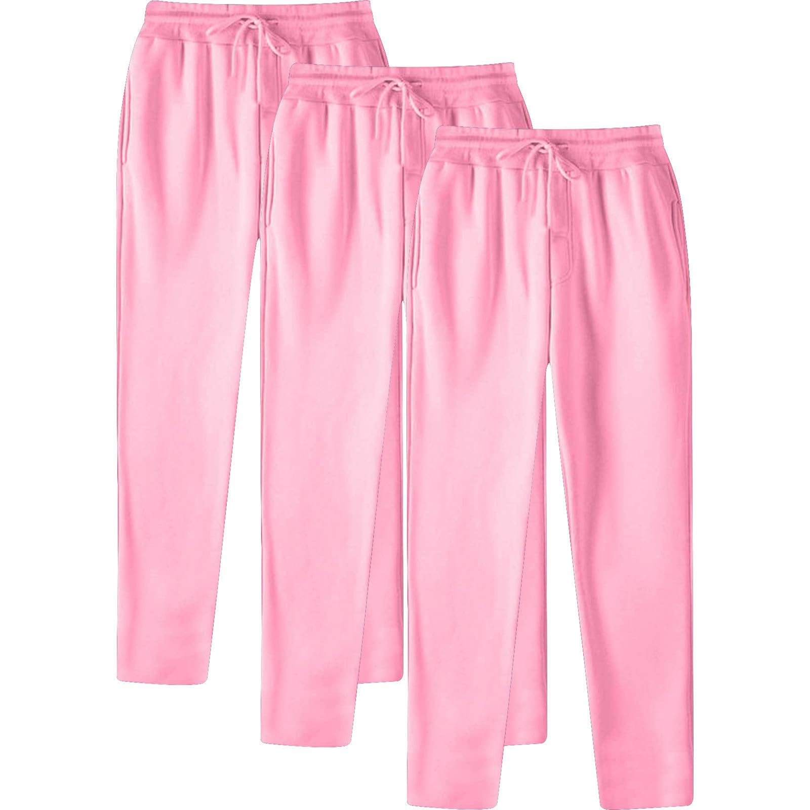 Pantalones de hombre Hip Hop Pantalones casuales de chándal monocolor con puños para cordones y bolsillo, TLG
