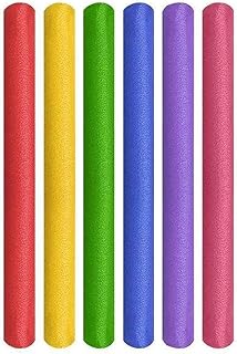 Foam Pool Swim Noodles,Hollow Foam Pool Swim Noodles, Floating Pool Noodles Foam Tube for Swimming Floating Craft Projects Padding Bumper (Color : 6 Colors)