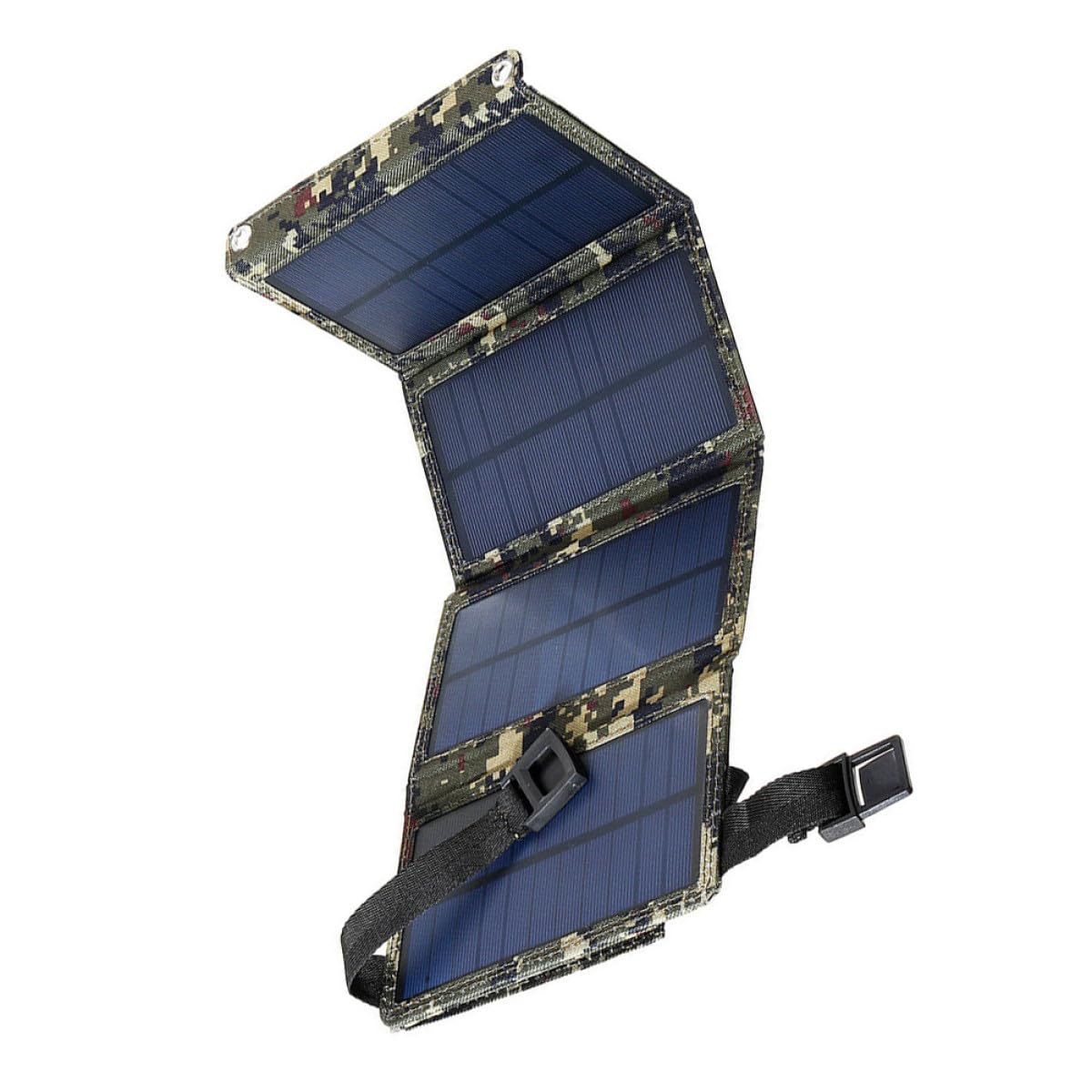 Ipetboom Cargador Resistente al Agua Salida USB Solar de 10w Portátil Plegable para Teléfonos Móviles y Power Bank y Adecuado para Barcos y Remolques para Barcos y Remolques