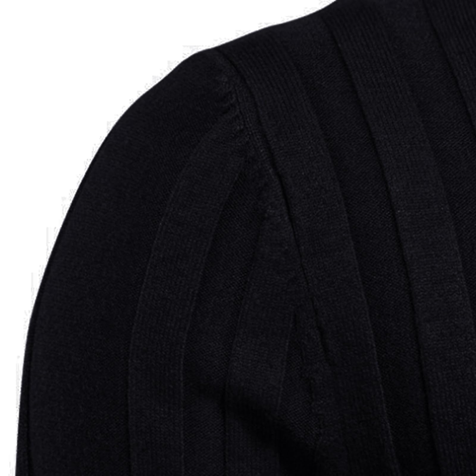 2023 otoño e Invierno Nuevo Cuello Casual Tejido cálido Base Camisa Hombres Color sólido suéter de tamaño