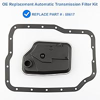 Vista 2 de Kit de filtro de transmisión automática, repuesto 58617 compatible con Ford Mazda 4F27E - Focus 2000-2016, Mazda 3 2004-20012, Mazda 5 2006-2010
