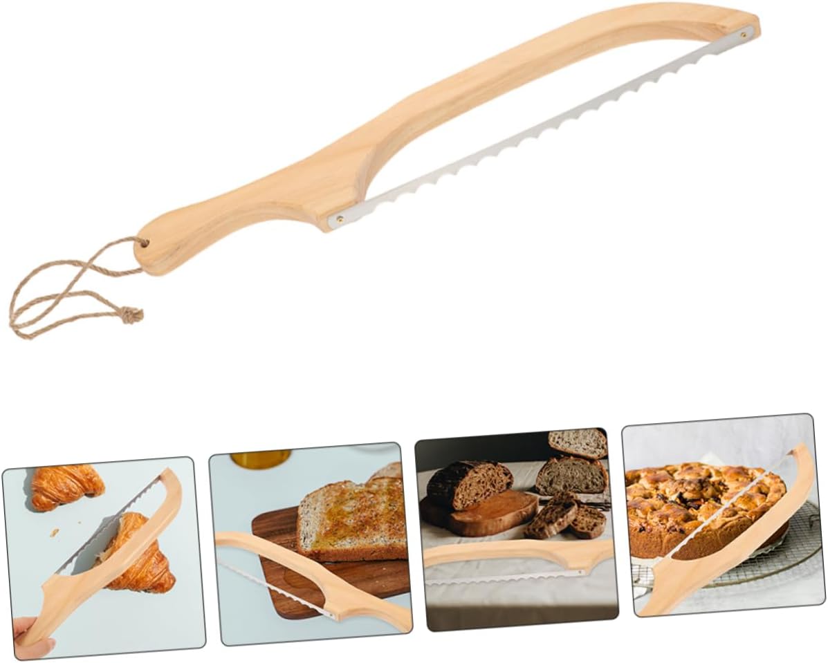2pcs Stainless Steel Bread Slice Cutter, Comfortable to Hold Kitchen Tool