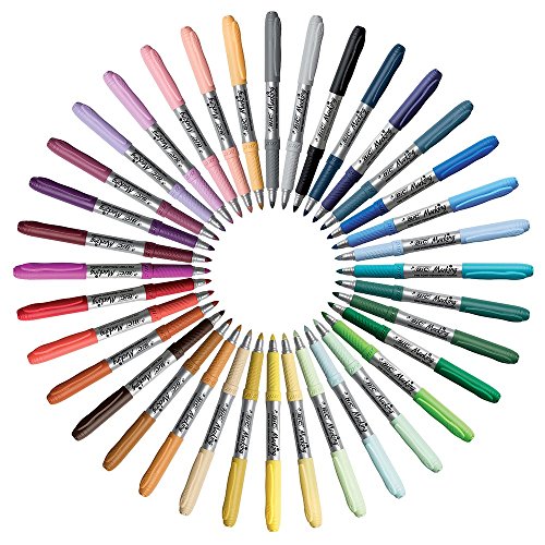 Bic Color Collection Permanent Markers, Fine Point, Assorted Colors, 36-Count #TOP1