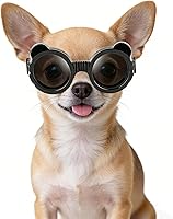 Vista 8 de ENJOYING Gafas de sol para perros pequeños, protección UV, gafas de sol para gatos grandes, niebla, resistentes al viento, protección contra ojos