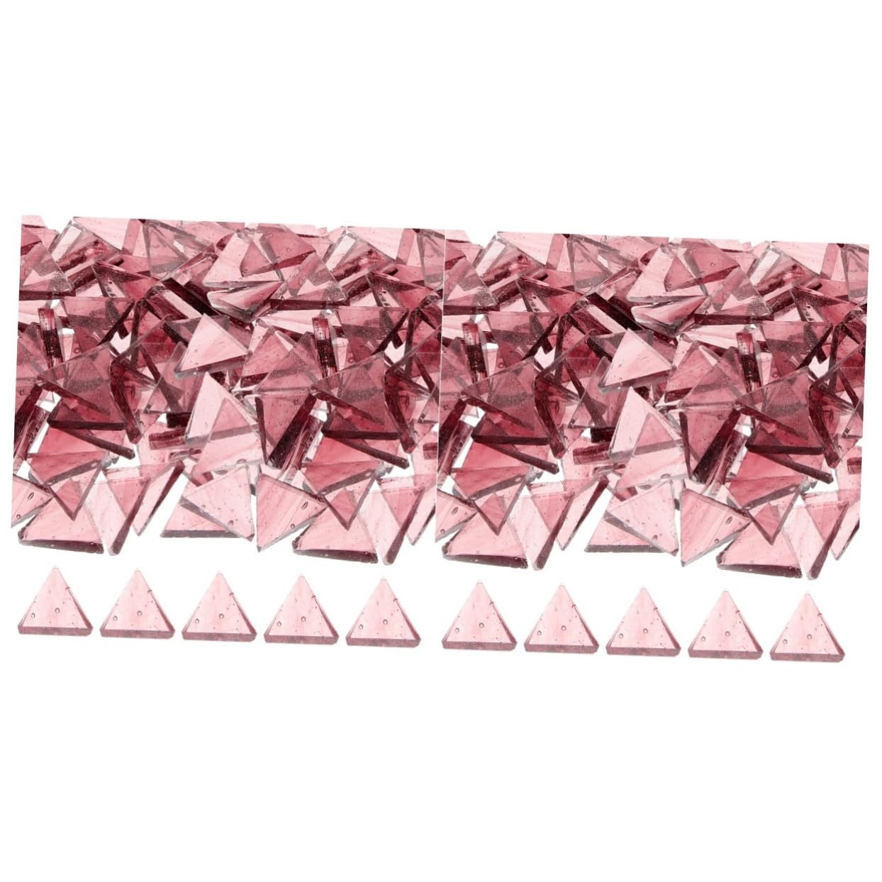 NUOBESTY 2 Set Mica Minuscolo Bianco Arredamento Decorativo Decorazione Casa Mattonelle Tessere Di Mosaico Frammento Di A Mosaico Bicchiere 290 Pezzi*2