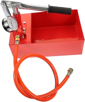 Water Pressure Test Pump 25kg Aluminum Hand Pump Gauge