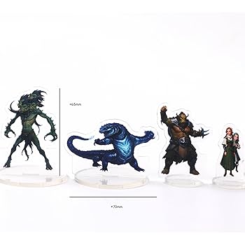 ダンジョンズ&ドラゴンズ　ミニチュアセット　Dungeons&Dragons Amazon | 28個のミニチュア ヒーロー&アニマル DNDミニチュア用