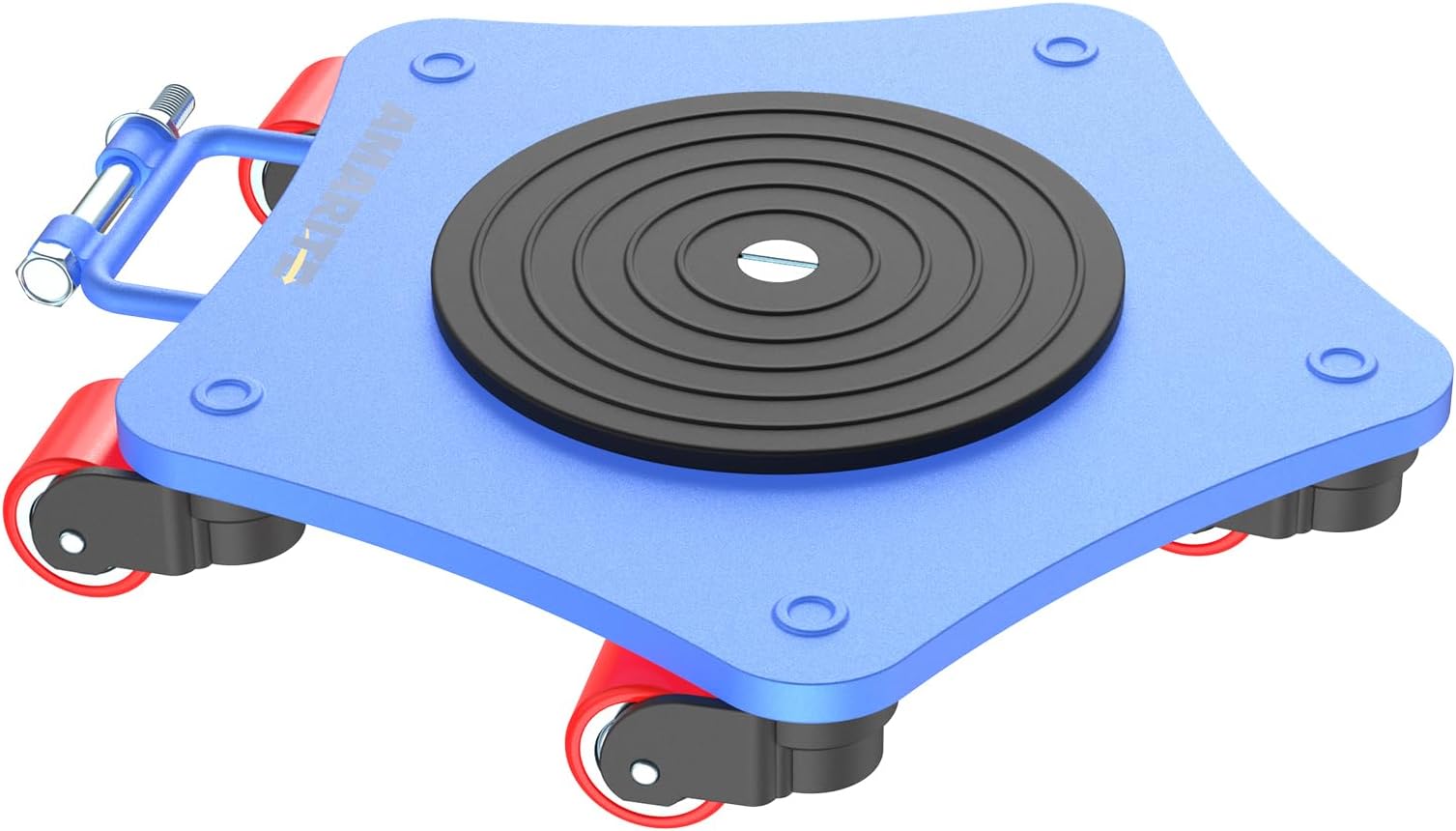 Heavy-Duty Machine Skates 8800 lbs Capacity - 5X 360° Swivel Rollers for Industrial Machinery Mover