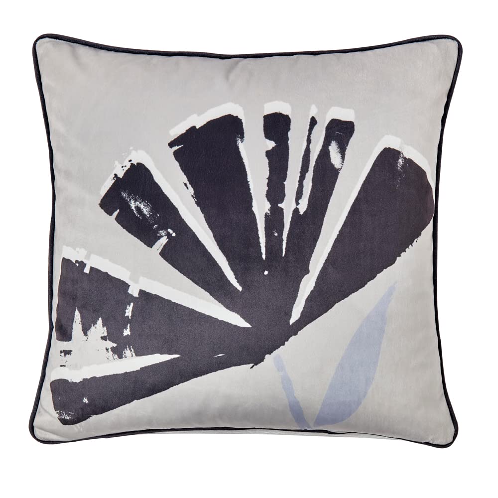Fusion  Beige Alma Velvet Filled Cushion in Size 43, Sports Direct