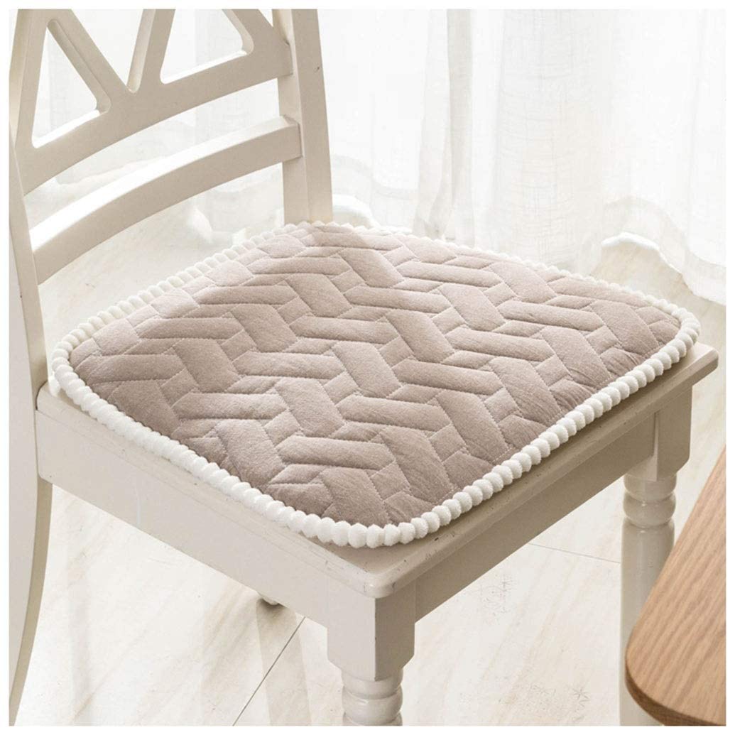 Cojines para sillas lavables y duraderos pack de 2 almohadillas con lazos de cocina 40x44