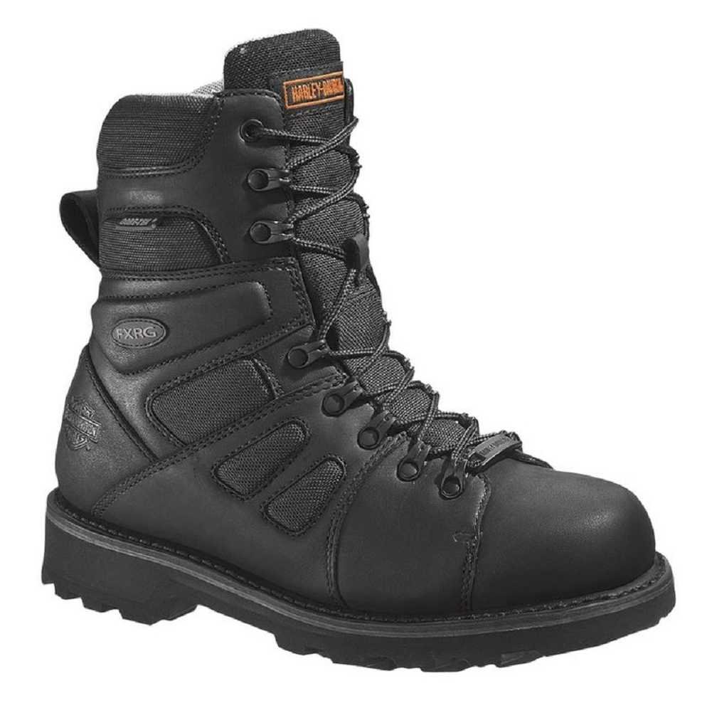 Harley-Davidson Men's FXRG-3 Waterproof Black Leather Boots D98304