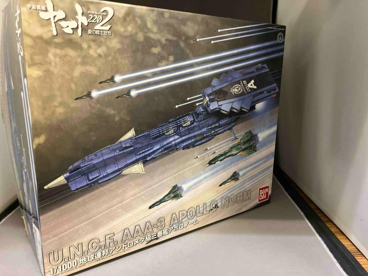 未使用品 プラモデル バンダイ 11000 地球連邦アンドロメダ級三番艦 