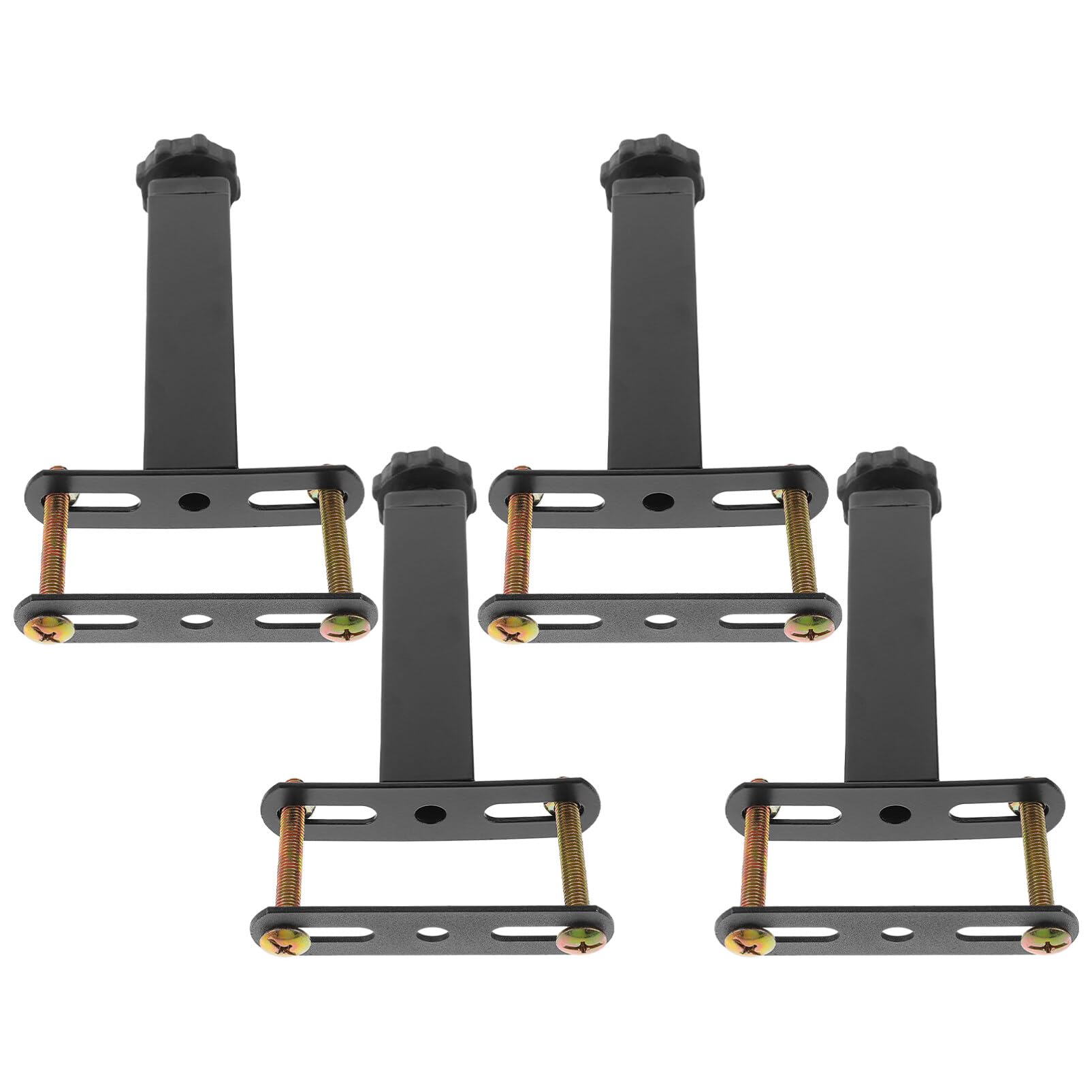 Alipis 1 Set Bed Frame Center Support Leg Cold Rolled Steel Bed Legs Furniture Support Feet Slats Heavy Support Leg Adjustable Height Center Leg for Furniture Replacement