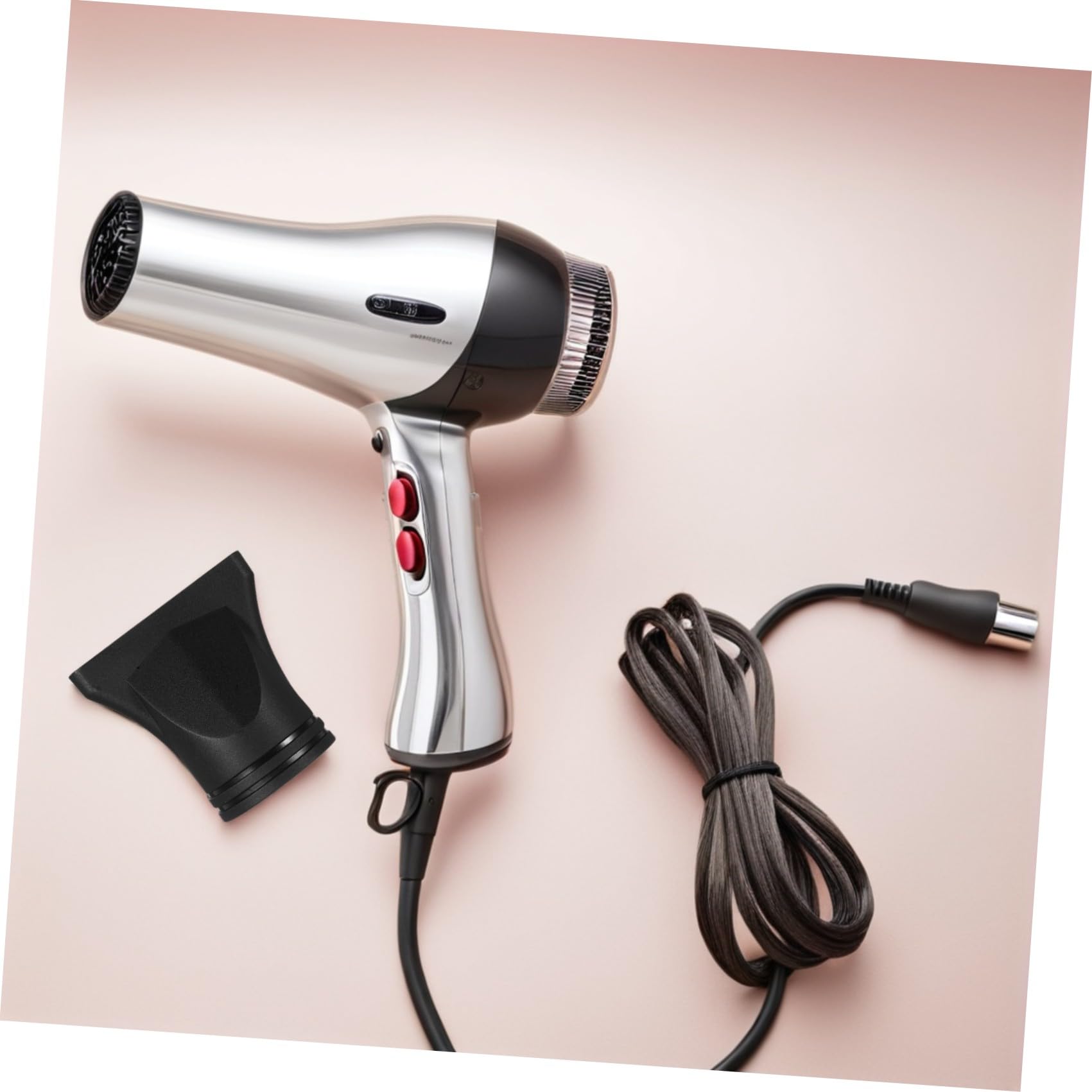 Lot de 5 Embouts pour Sèche-Cheveux en Plastique Résistant à la Chaleur Concentrateurs Universels Fins et Larges pour Coiffage Professionnel Accessoires pour Brushing et