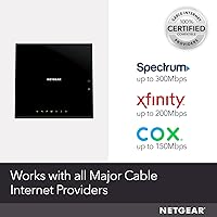 Vista 3 de NETGEAR Combo C6250 de módem por cable, compatible con todos los proveedores de cable, incluyendo Xfinity, de Comcast, Spectrum, Cox para planes