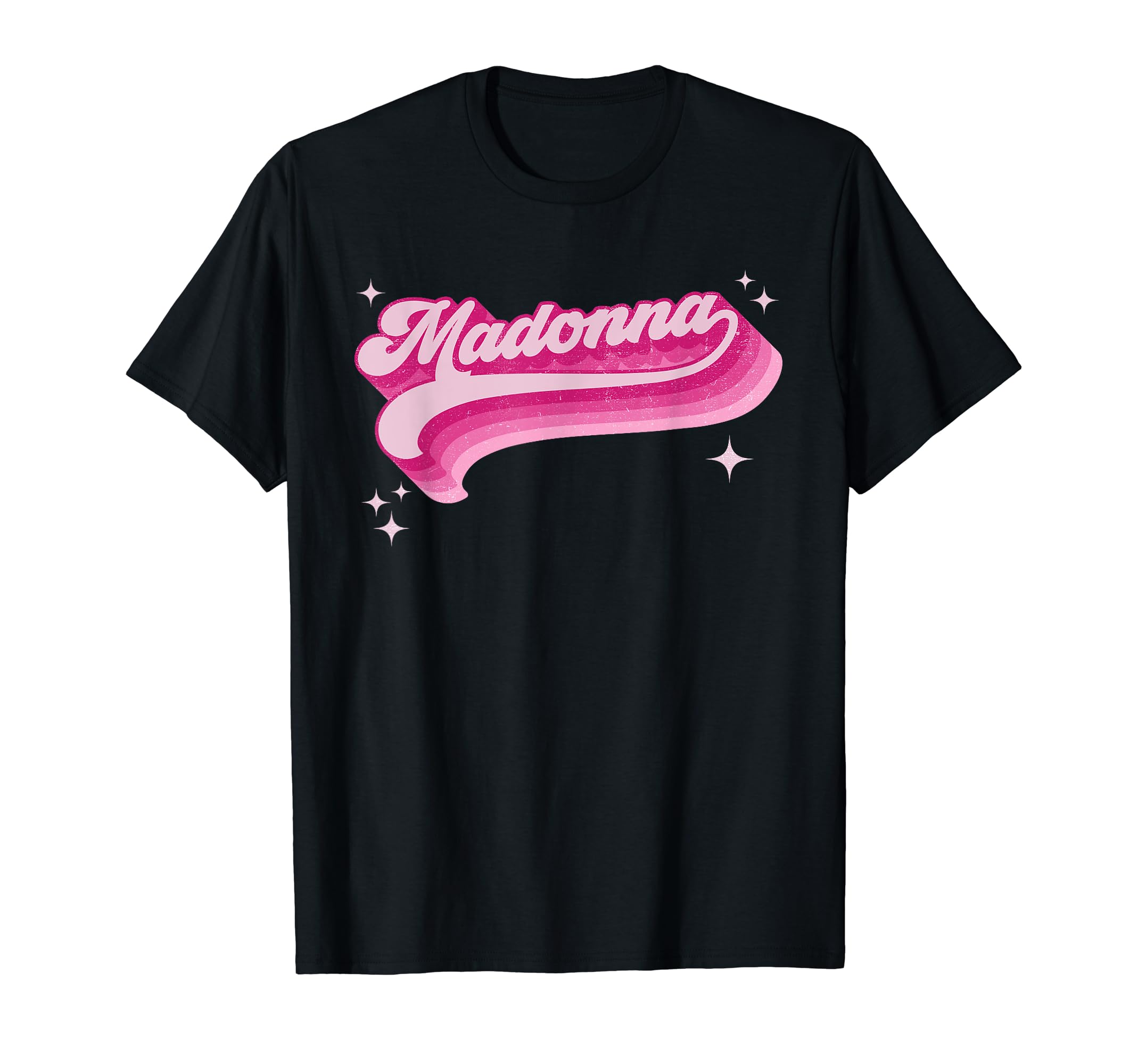 Groovy NameGroovy MADONNA Name Personalized Retro 80s Gift Birthday T-Shirt