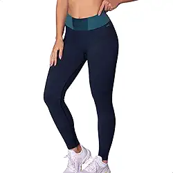 Calça Legging Academia Zero Transparências Sem Costura Cós Alto Microfibra Feminina Selene