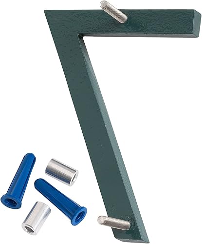 Miniatura 10 de Número de casa moderno de 6 pulgadas, número de casa flotante, fácil de instalar (6, blanco)