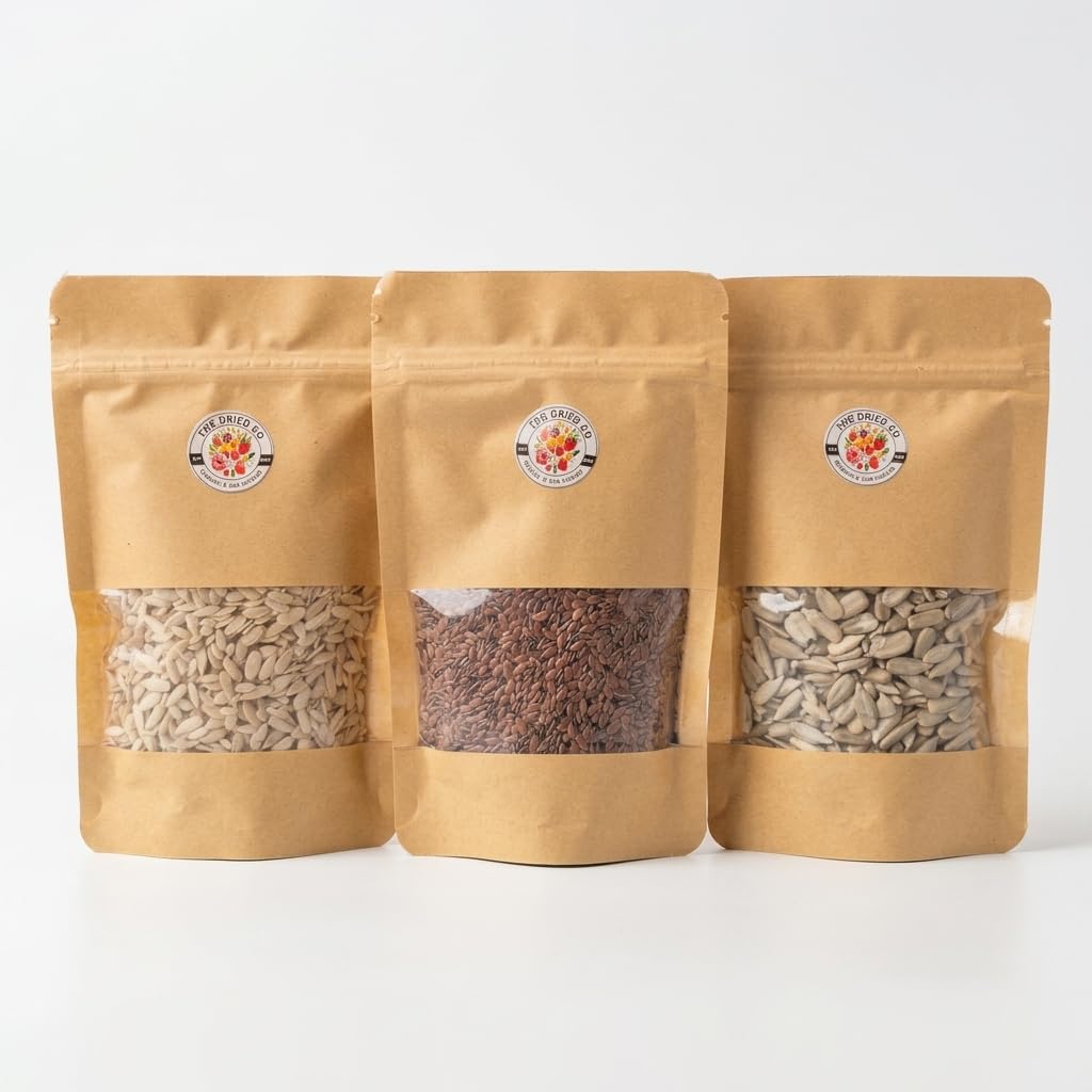 The Dried Co. Flax + Watermelon Seeds - Raw 2-in-1 Seed Blend | Non-GMO Superfood Blend Rich in Heart-Healthy Lignans, Protein | Great for Smoothies, Baking & Snacking | Pack of 2x100g (100g Each) — Amazon image 25