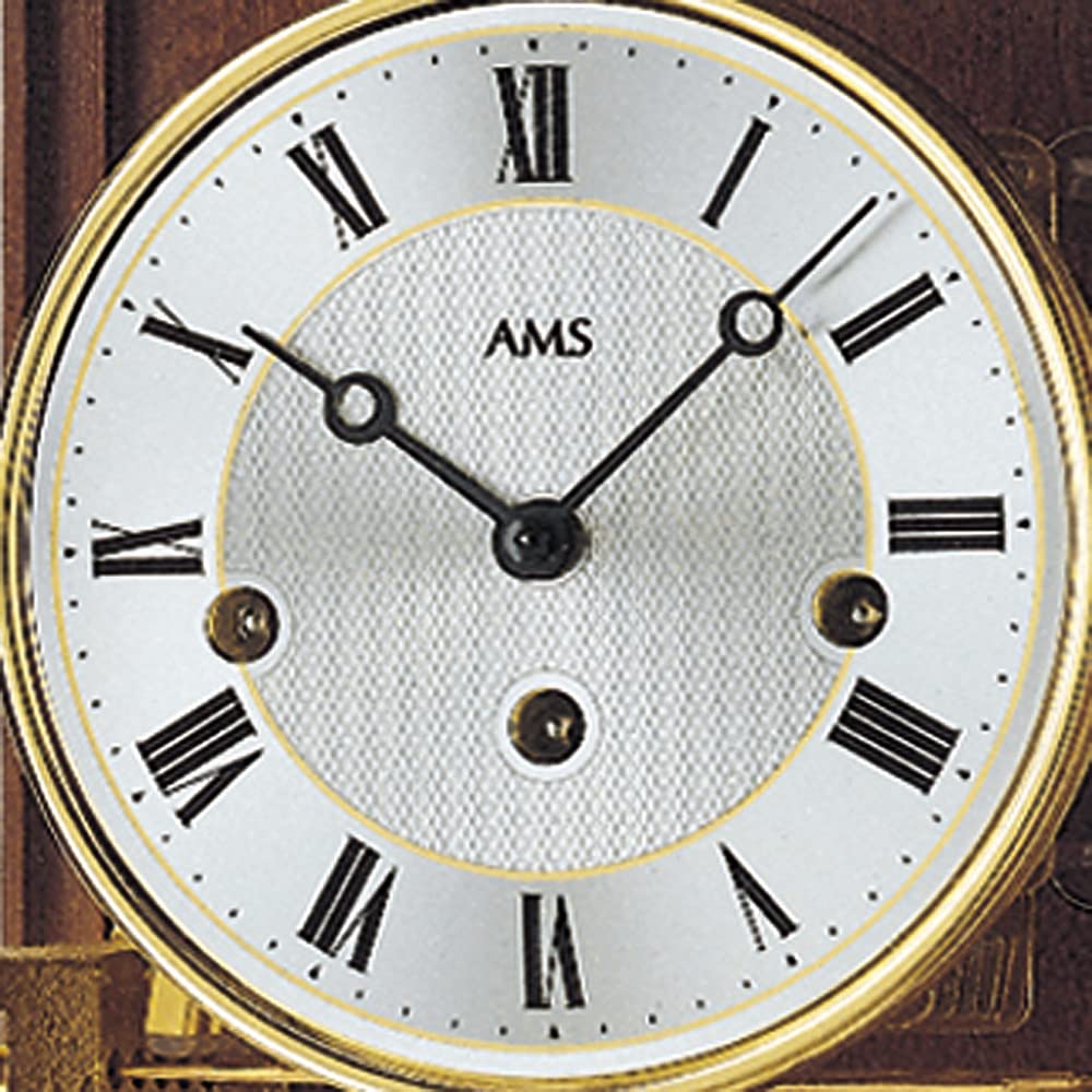 JG AMS 2663/1 Regulateur Regulator mit Pendel mechanisch Holz nussbaum Farben
