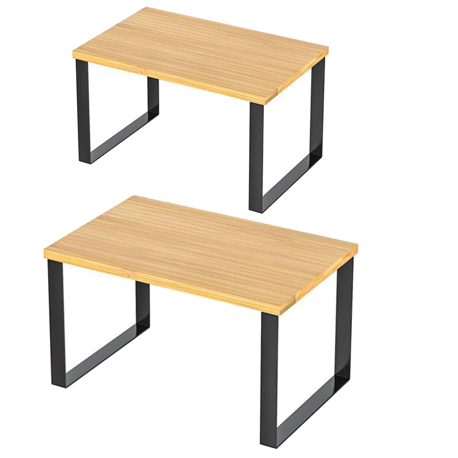 Tsophreniq Contemporary Kitchen Counter Organizers Versatile Shelf Set for Kitchen Storage Metal and Designed Shelf Organizers