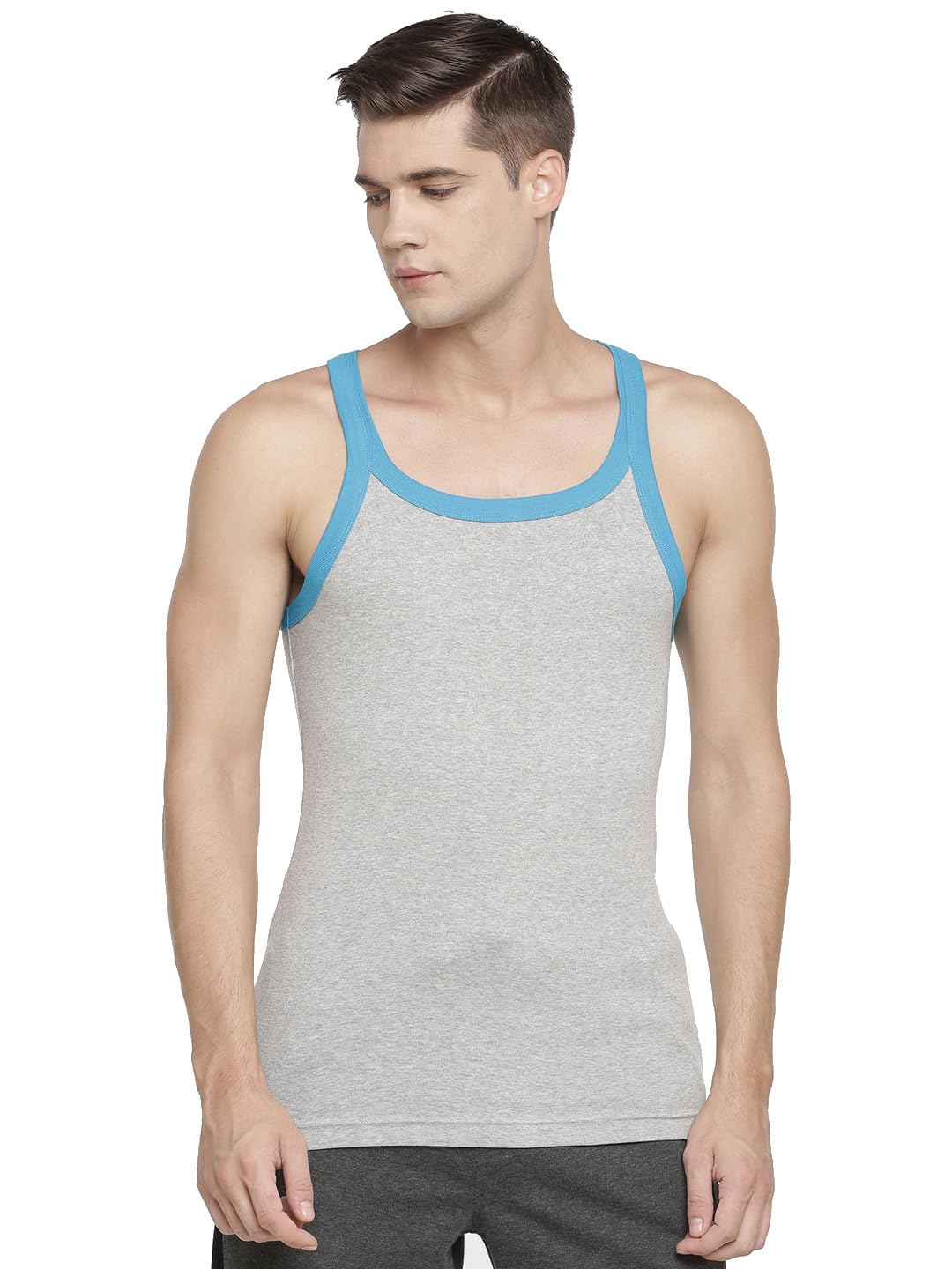macroman m-series Men's Active Sports Vest Cotton with Stylish Neckline & Versatile Wear-picture-18