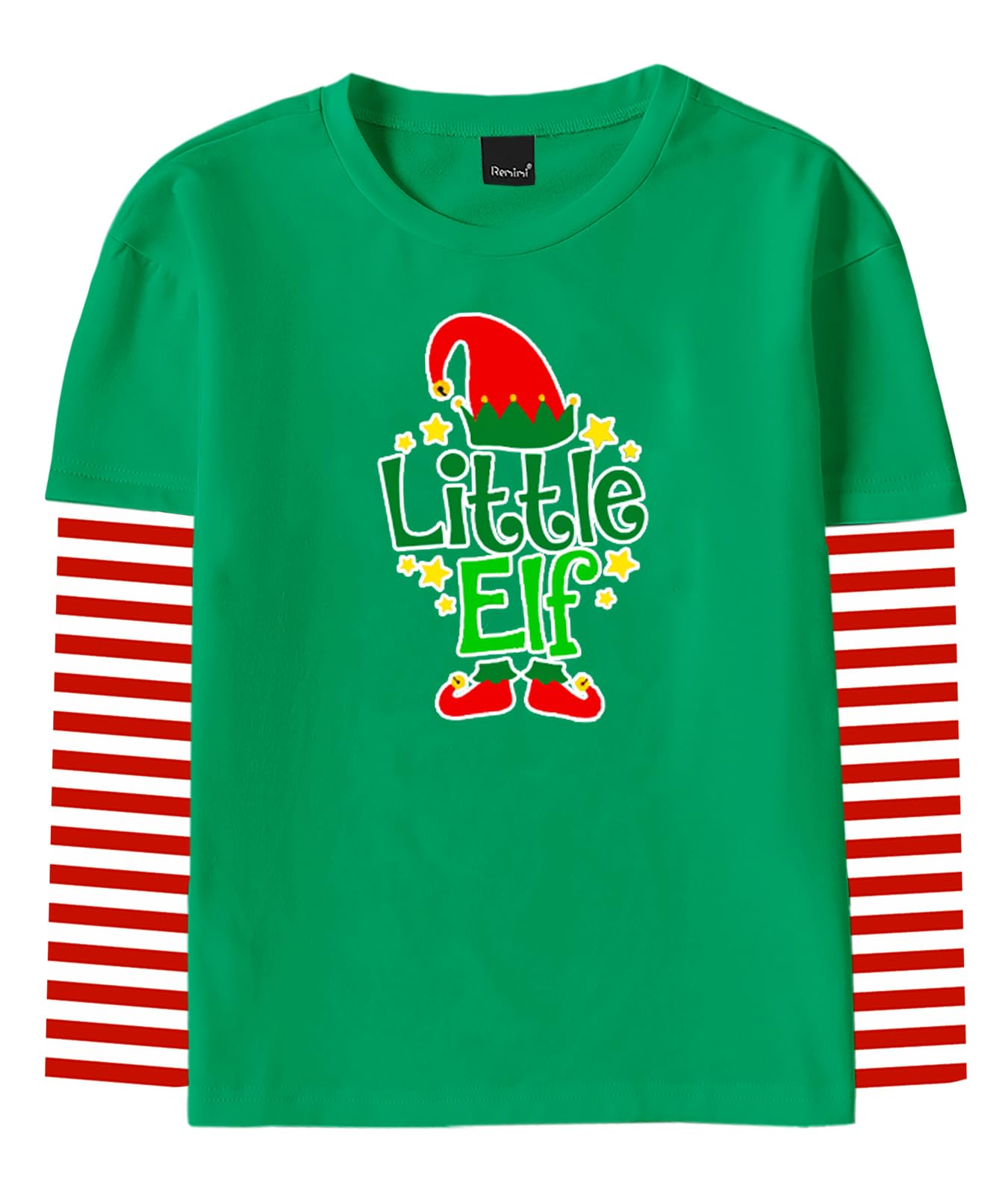 Remimi Unisex Kids Halloween Long Sleeve Shirt Holiday Stripe Shirts 2-12 Years
