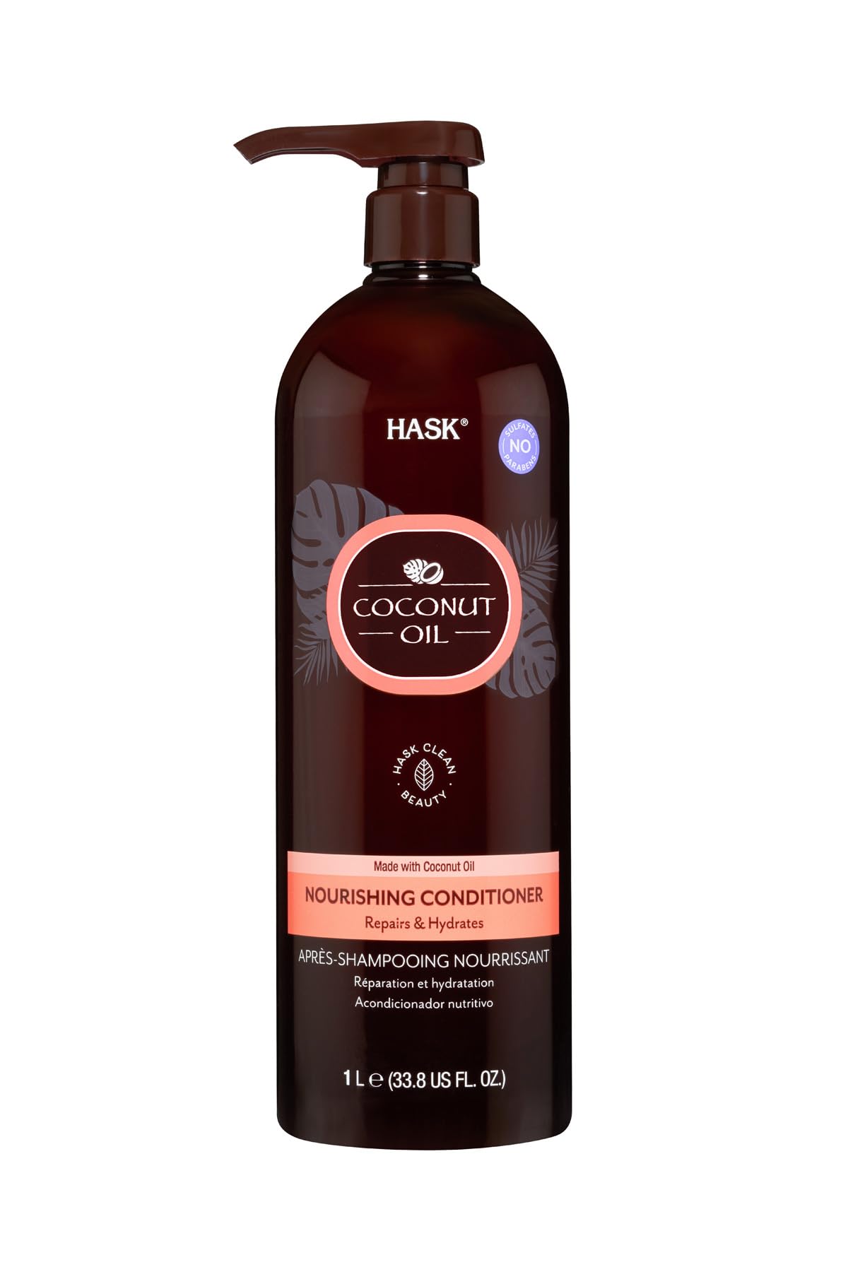 Hask Coconut Oil Nourishing Conditioner, 1 Liter