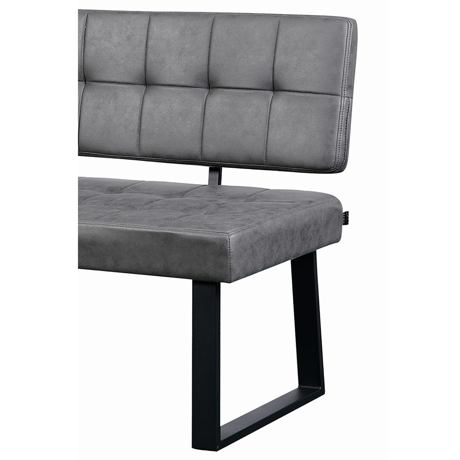 B&D home® Eckbank AKA – Esszimmerbank mit Lehne, beidseitig montierbar (Links/rechts), Kaltschaum-Polsterung, platzsparend, für Esszimmer, Küche & Flur, ca. 216 x 160 cm