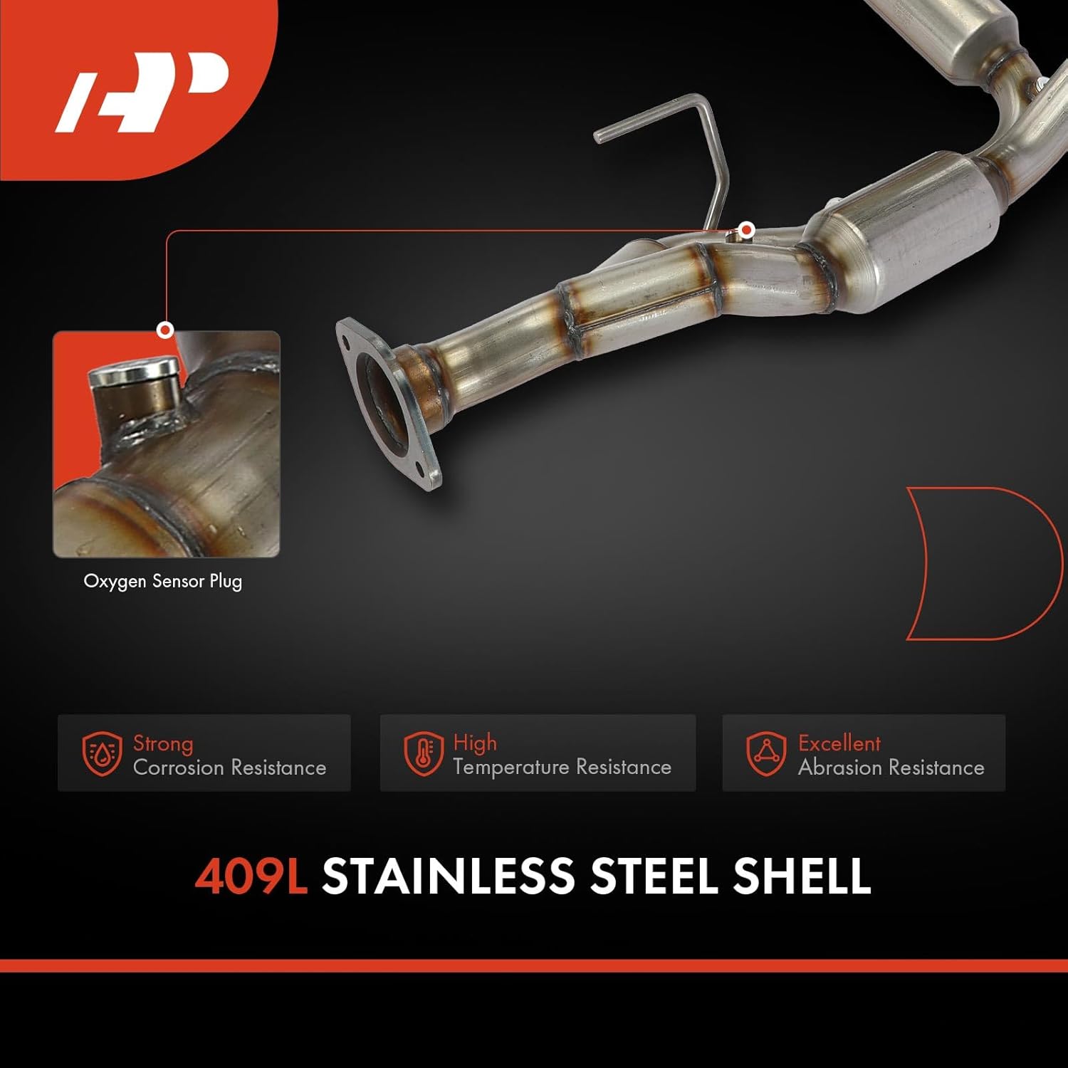 A-Premium Catalytic Converter Direct-Fit Compatible with Jeep WK Series Grand Cherokee 2005-2010, XK Series Commander 2006-2010, 3.7L, EPA Compliant, Replace# 52124789AC, 52124344AC