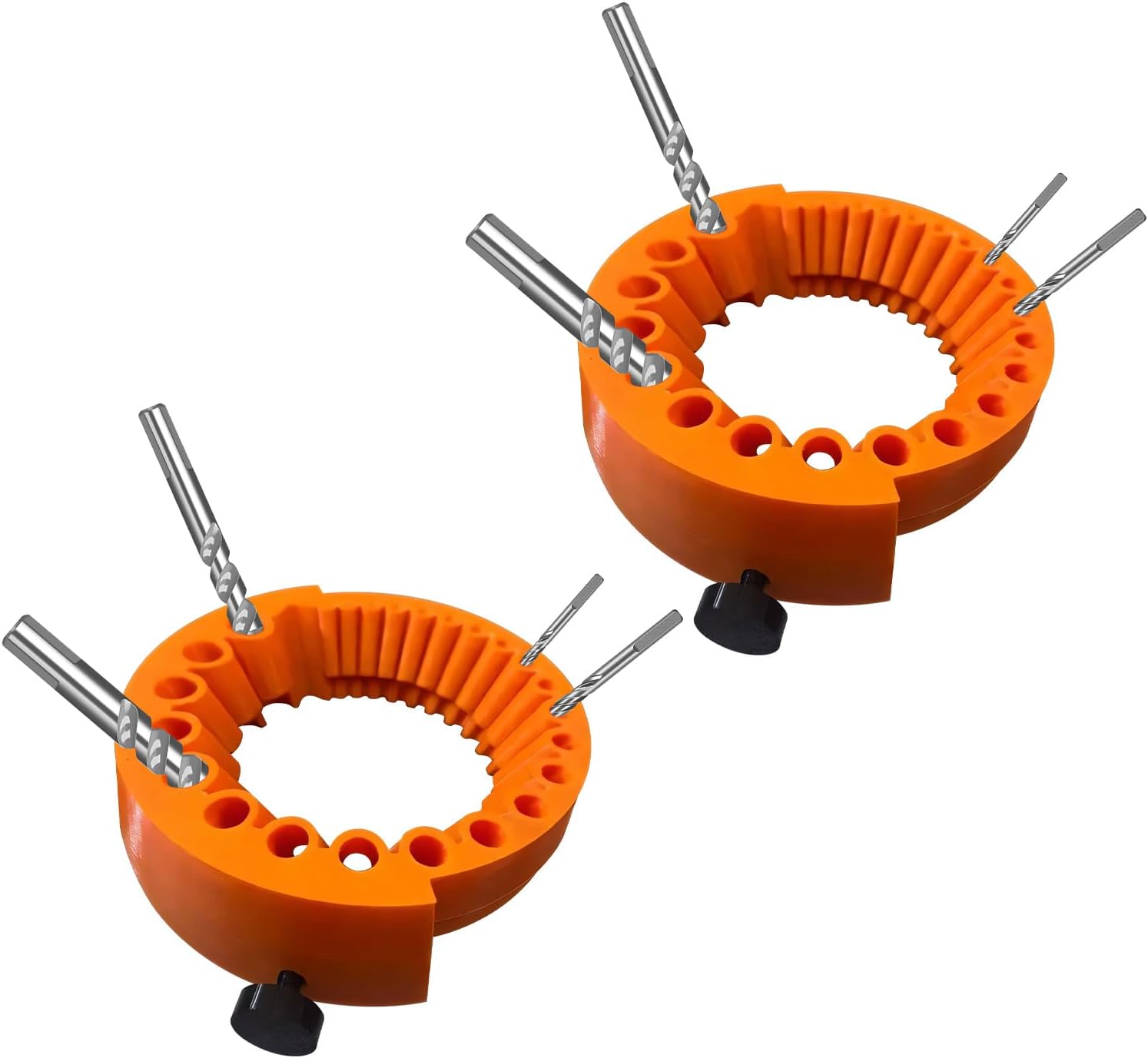 2025 Upgraded Drill Bit Sharpener,Power Drill Bit Grinding Attachment for 2 to 13 mm Bits,Compatible with 125 mm Angle Grinders,Durable and Easy-to-Use Tool for Sharpening Old Drill Bits 3PCS